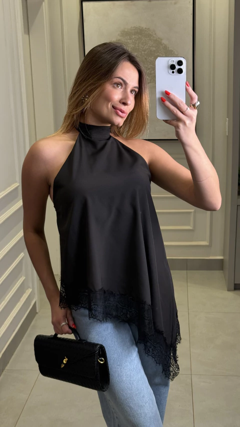 Blusa Aurora Preta