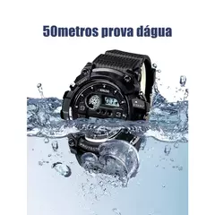 Relógio Masculino Cool Wolf K-sport Digital Preto Tatico - comprar online