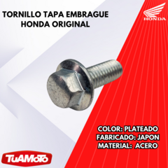 TORNILLO TAPA EMBRAGUE HONDA - Tuamoto Mayorista