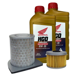 KIT SERVICE FILTROS ORIGINAL Y ACEITE HGO SEMI SINTETICO CBX 250
