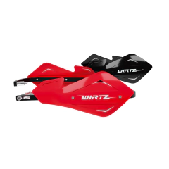 CUBRE MANOS SHOCK METAL, ALMA ALUMINIO WIRTZ ROJO/NEGRO