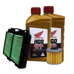 KIT SERVICE FILTROS ORIGINAL Y ACEITE HGO SEMI SINTETICO CRF 250L