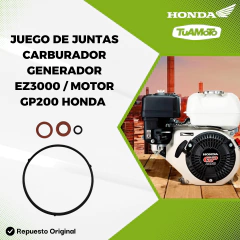 JUEGO JUNTAS DE CARBURADOR GENERADOR EZ3000 / MOTOR GP200 HONDA - Tuamoto Mayorista
