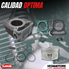 KIT CILINDRO/PISTON POTENCIADO A 293CCTWISTER/TORNADO VEDAMOTORS - Tuamoto Mayorista