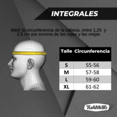 CASCO INTEGRAL HAWK RS1 NEGRO BRILLANTE - Tuamoto Mayorista