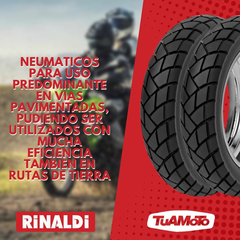 Imagen de CUBIERTA 120/80-18 R34 RINALDI