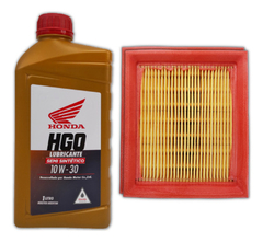 KIT FILTRO AIRE ORIGINAL Y ACEITE HGO SEMI SINTETICO NXR BROSS 125 - comprar online