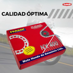 KIT TRANSMISIÓN HONDA NX4 FALCON 520/40-15 HAMP - Tuamoto Mayorista