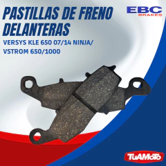 PASTILLA DE FRENO DELANTERO FA229 VERSYS KLE 650 07-14 ER6N NINJA VSTROM 650/1000 EBC en internet