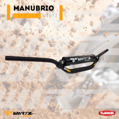MANUBRIO W3D 28,6MM WIRTZ FATBAR ALTO NEGRO en internet