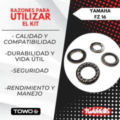 CUBETAS DE DIRECCIÓN YAMAHA FZ16 CATI en internet