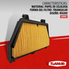 FILTRO DE AIRE HONDA CBR 600RR 2007/2010 - Tuamoto Mayorista