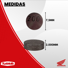 PASTILLA DE VALVULA (2.000) HONDA TODAS