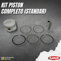 KIT PISTON COMPL. HONDA CG125/NXR 125/FAN (STD) W.STANDARD - Tuamoto Mayorista