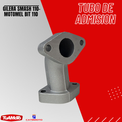 TUBO DE ADMISIÓN GILERA SMASH 110/ML BIT CATI - Tuamoto Mayorista