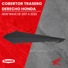 COBERTOR TASERO DERECHO HONDA NEW WAVE - Tuamoto Mayorista