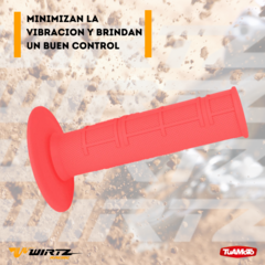 PUÑOS WIRTZ MX ROJO FLUOR - Tuamoto Mayorista