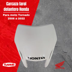 CARCAZA FAROL DELANTERO HONDA TORNADO BLANCA - Tuamoto Mayorista