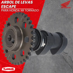 ARBOL DE LEVAS ESCAPE HONDA XR 250 TORNADO - Tuamoto Mayorista
