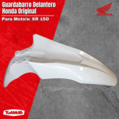 GUARDABARRO DELANTERO HONDA XR 150L BLANCO NH196 - Tuamoto Mayorista