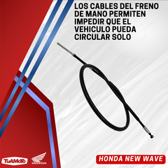 CABLE FRENO DELANTERO HONDA NEW WAVE - Tuamoto Mayorista