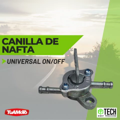CANILLA DE NAFTA UNIVERSAL TECH ON/OFF - Tuamoto Mayorista