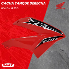 CACHA TANQUE DERECHA HONDA XR 150L TYPE1 - Tuamoto Mayorista