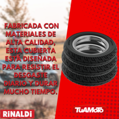 CUBIERTA 80/100-14 BS32 RINALDI - Tuamoto Mayorista