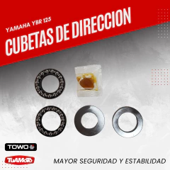 CUBETAS DE DIRECCIÓN YAMAHA YBR 125 CHINA TOWO - Tuamoto Mayorista