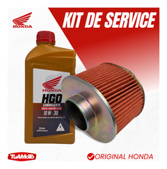 KIT FILTRO AIRE ORIGINAL Y ACEITE HGO SEMI SINTETICO ELITE 125 - Tuamoto Mayorista