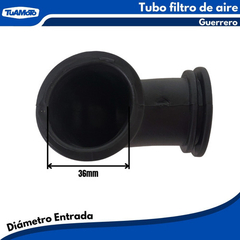 TUBO FILTRO DE AIRE GUERRERO TRIP - Tuamoto Mayorista