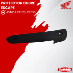 PROTECTOR CAÑO DE ESCAPE HONDA XR 125/XR 150 - Tuamoto Mayorista