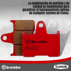 PASTILLA DE FRENO SINTERIZADA BREMBO
