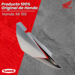 CACHA BAJO ASIENTO DERECHO BLANCO HONDA XR150L - Tuamoto Mayorista