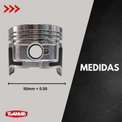 KIT DE PISTON COMPLETO GIL SMASH 110 0.50 SUNGO - tienda online