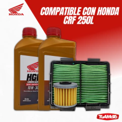 KIT SERVICE FILTROS ORIGINAL Y ACEITE HGO SEMI SINTETICO CRF 250L - tienda online
