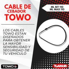 CABLE CEBADOR COMPLETO ML BIT/ML MAX 110 TOWO - tienda online