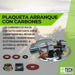 Imagen de PLAQUETA ARRANQUE CON CARBONES YAMAHA YBR 250 TECH
