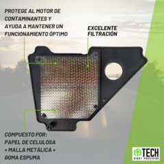 FILTRO DE AIRE YAMAHA YBR 125 CHINA TECH - tienda online