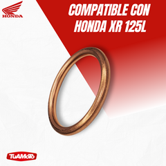 JUNTA DE ESCAPE HONDA NX4 FALCON / CG 150 TITAN / XR 125 (2013/13) / GLH / CB 190 - tienda online