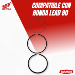 JUEGO AROS DE PISTON HONDA LEAD 80 - tienda online