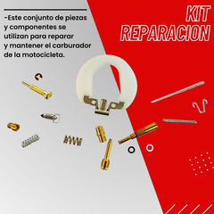 KIT REPARACIÓN CARBURADOR GIL110/SMASH/BIZ SUNIK - tienda online