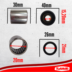 KIT BUJES HORQUILLON NX 400 FALCON PRO FACTORY - tienda online