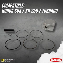 KIT PISTON COMPLETO HONDA CBX/XR 250 TORN. (0.50) W.STANDARD - tienda online
