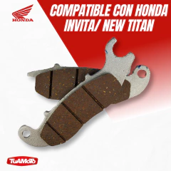 PASTILLAS DE FRENO DELANTERA S HONDA NEW TITAN / INVICTA - tienda online