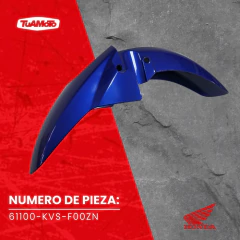 GUARDABARRO DELANTERO HONDA NEW TITAN AZUL en internet