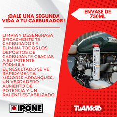 LIMPIA CARBURADOR AEROSOL IPONE X 750ML - tienda online
