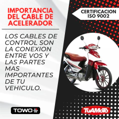 CABLE ACELERADOR HONDA BIZ 105 TOWO - tienda online