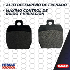 PASTILLA DE FRENO TRASERO BAJAJ ROUSER 135/ROUSER 220 PD/890 FRAS-LE - tienda online