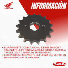 Imagen de PIÑON 16 DIENTES CBR929RR - CBR900RR - VF750 - MAGNA